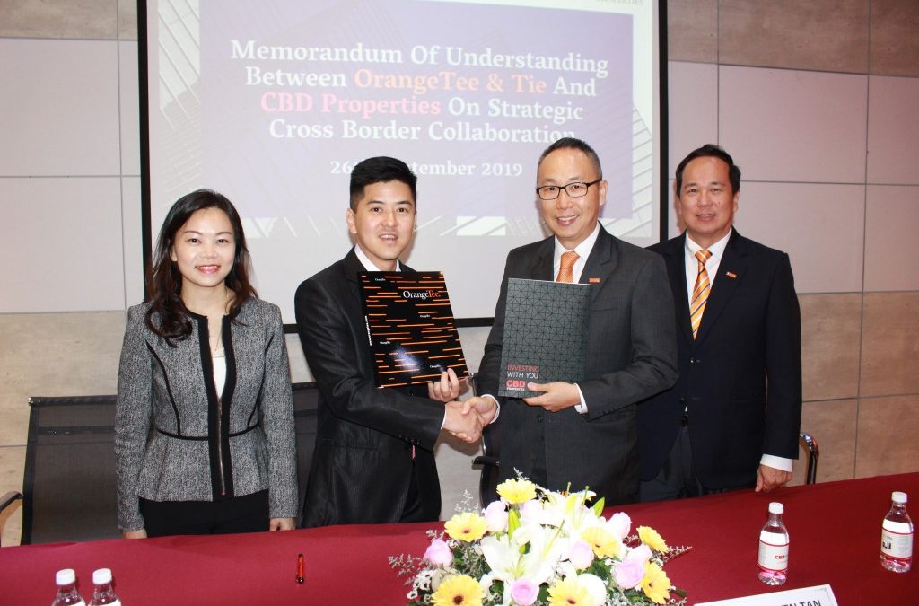 OrangeTee & Tie and CBD Properties signs MOU